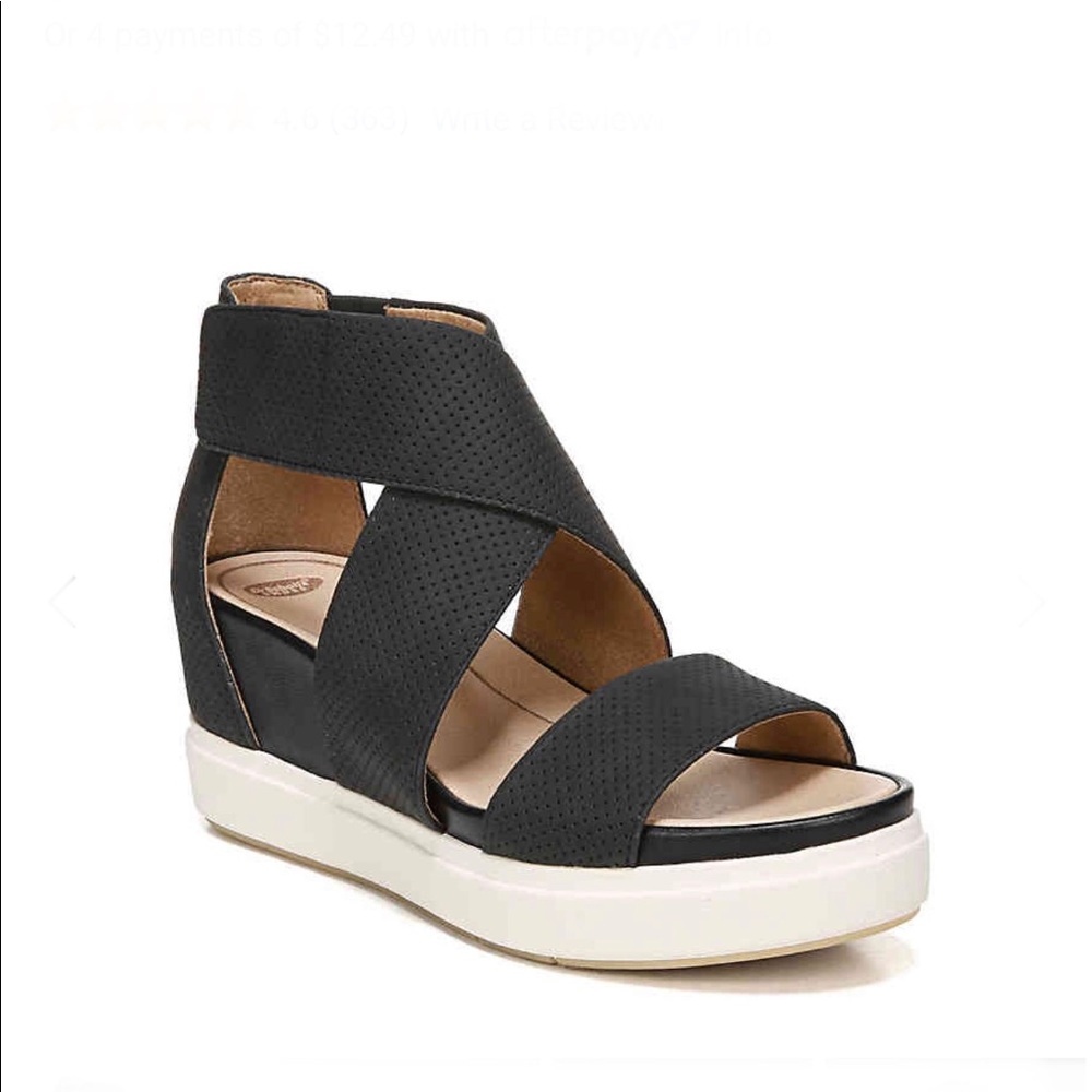 Dr. Scholl’s Sheena wedge sandal black